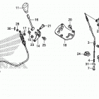 SXS700M2 Shift lever@select lever