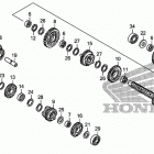 TRX250X Трансмиссия