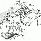TRX250TE Заднее крыло