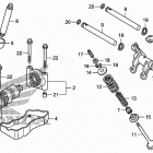 TRX680FA Распределительный вал и клапана