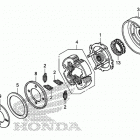 TRX420FA Муфта стартера