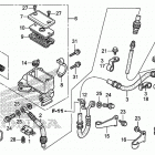 TRX250TE Главный тормозной цилиндр -передний