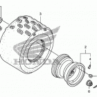 TRX400X Заднее колесо
