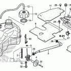 TRX500FA Топливный бак