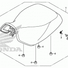 TRX500FE1 Сидение