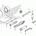 TRX500FE1 Инструмент