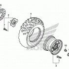 TRX420FA2 Переднее колесо