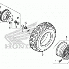 TRX250TE Переднее колесо