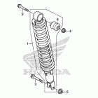 TRX420FA2 Задний амортизатор