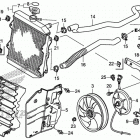 TRX500FE1 Радиатор