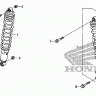 TRX400X Передние аммортизаторы
