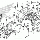 TRX420FA Заднее крыло
