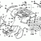 TRX500FA Заднее крыло