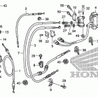 TRX450ER Рычаги & переключатели & тросы
