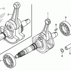 TRX420FA2 Коленчатый вал и поршни