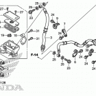 TRX420FA Главный тормозной цилиндр -передний