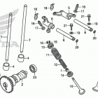 TRX500FE1 Распределительный вал и клапана