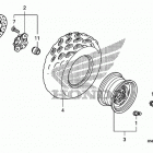 TRX680FA Переднее колесо