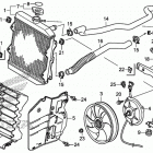 TRX420FA2 Радиатор
