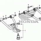 TRX250X Передний рычаг