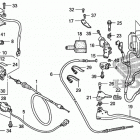 TRX680FA Рычаги & переключатели & тросы