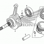 TRX250X Коленвал