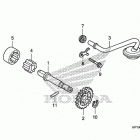 TRX450ER Масляный насос