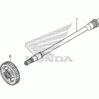 SXS700M2 Вал ведущий
