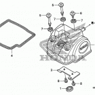 TRX450ER Крышка головки цилиндров