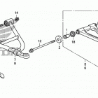 TRX680FA Передний рычаг