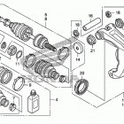 TRX680FA Привод колес задний