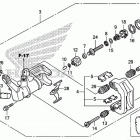 TRX420FA Задний суппорт