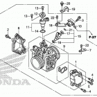 TRX500FE1 Корпус Дросселя