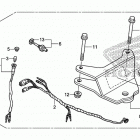 TRX250TE Trailer hitch set