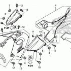 TRX420FA Side cover@tank cover