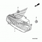 TRX400X Задний фонарь