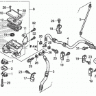 TRX500FA Главный тормозной цилиндр -передний