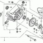 TRX420FA Редуктор задний
