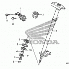 TRX450ER Рулевой вал