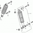 TRX420FA Передние аммортизаторы