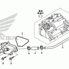 TRX420FA2 Крышка водяной помпы