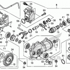 TRX500FE1 Передний редуктор