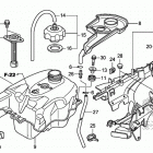 TRX420FA Топливный бак