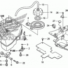 TRX680FA Топливный бак