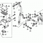 TRX500FE1 Главный тормозной цилиндр -передний