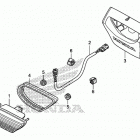TRX250TE Фонарь задний