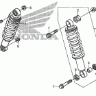 TRX250X Передние аммортизаторы