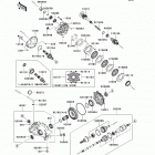 Brute Force 750 4x4i EPS (KVF750-JEF) Карданный вал - задний