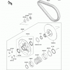 Brute Force 750 4x4i (KVF750-LEF) Driven converter  /  drive belt