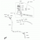 KFX50 (KSF50-BEF) Главный тормозной цилиндр,передний